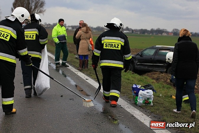 Zdjęcie w galerii na portalu naszraciborz.pl: Kraksa na trasie Twork&oacute;w-Krzyżanowice wiadomości z regionu