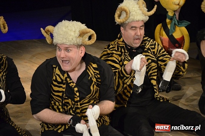 Zdjęcie w galerii na portalu naszraciborz.pl: Tygrys Pietrek dla dzieci na deskach RCK  wiadomości z regionu