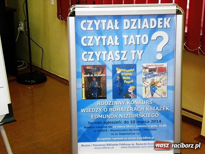 Zdjęcie w galerii na portalu naszraciborz.pl: Biblioteczne zmagania z Niziurskim  wiadomości z regionu