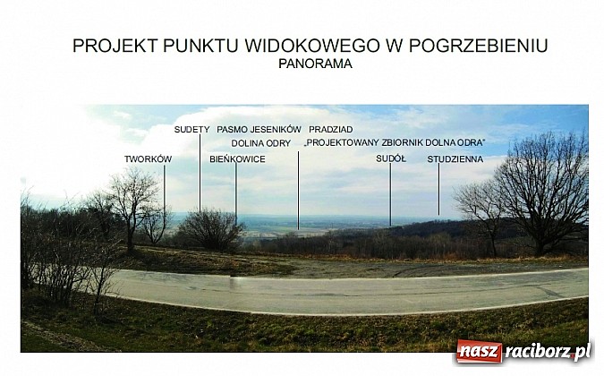 Zdjęcie w galerii na portalu naszraciborz.pl: Przed wakacjami w Pogrzebieniu powstanie punkt widokowy na Bramę Morawską wiadomości z regionu
