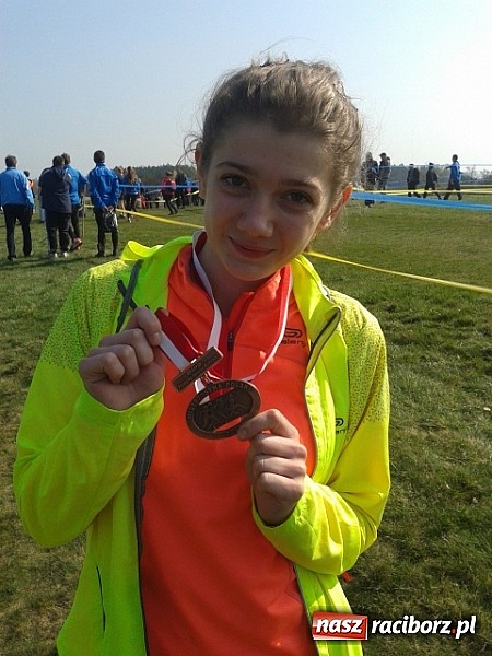 Zdjęcie w galerii na portalu naszraciborz.pl: Biegi przełajowe. Ania Szyjka na podium  wiadomości z regionu