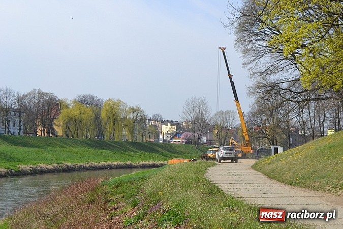 Zdjęcie w galerii na portalu naszraciborz.pl: Przystań kajakowa nad Odrą już powstaje! wiadomości z regionu