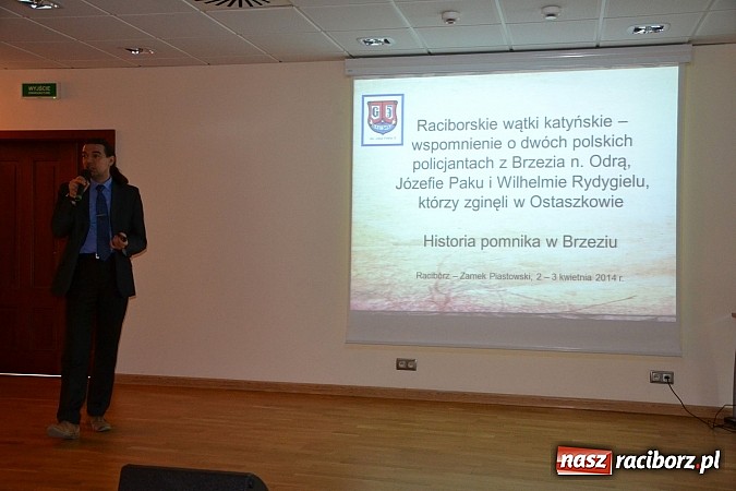 Zdjęcie w galerii na portalu naszraciborz.pl: Echa Katynia – spotkania z historią na zamku dzień drugi wiadomości z regionu