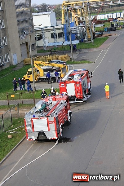 Zdjęcie w galerii na portalu naszraciborz.pl: Alarm w Rafako! Doroczne wielkie ćwiczenia strażaków, tym razem na wydziale W4 wiadomości z regionu