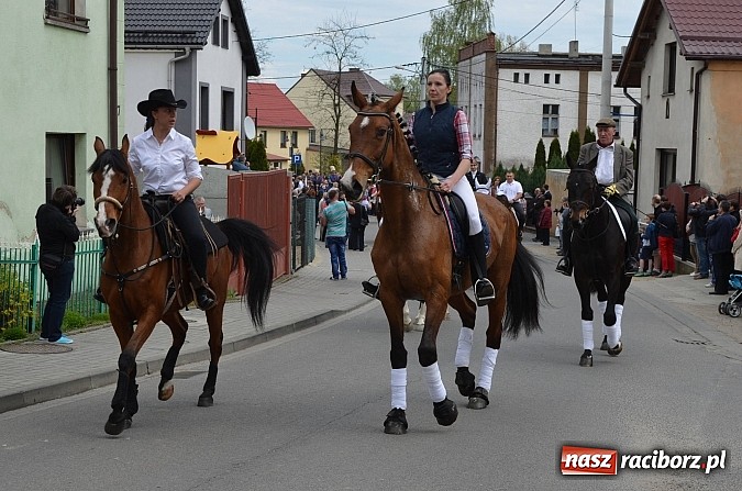 Zdjęcie w galerii na portalu naszraciborz.pl: W Pietrowicach Wielkich szli do cudownego obrazu a potem na obchód pól wiadomości z regionu