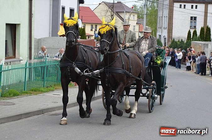 Zdjęcie w galerii na portalu naszraciborz.pl: W Pietrowicach Wielkich szli do cudownego obrazu a potem na obchód pól wiadomości z regionu