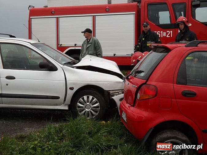 Zdjęcie w galerii na portalu naszraciborz.pl: Pechowy wtorek na raciborskich drogach wiadomości z regionu