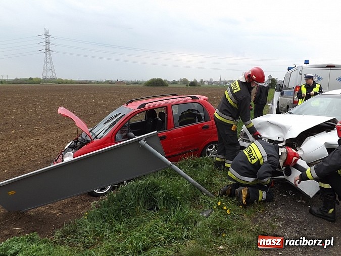 Zdjęcie w galerii na portalu naszraciborz.pl: Pechowy wtorek na raciborskich drogach wiadomości z regionu