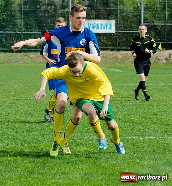 Zdjęcie w galerii na portalu naszraciborz.pl: Ciężka przeprawa markowickich juniorów wiadomości z regionu