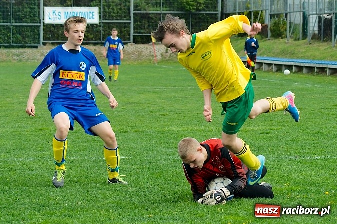 Zdjęcie w galerii na portalu naszraciborz.pl: Ciężka przeprawa markowickich juniorów wiadomości z regionu
