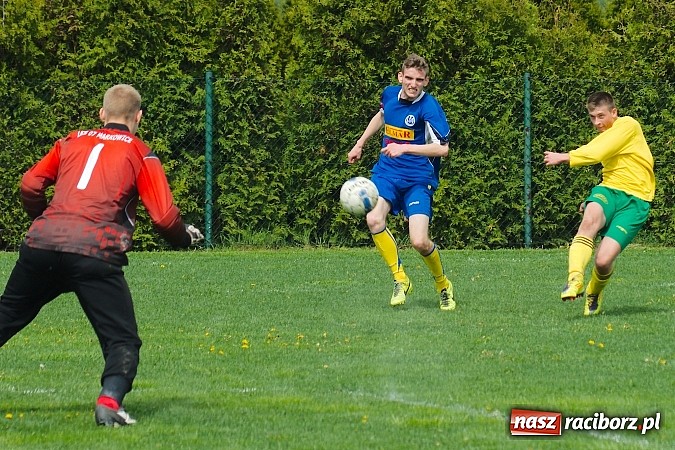 Zdjęcie w galerii na portalu naszraciborz.pl: Ciężka przeprawa markowickich juniorów wiadomości z regionu