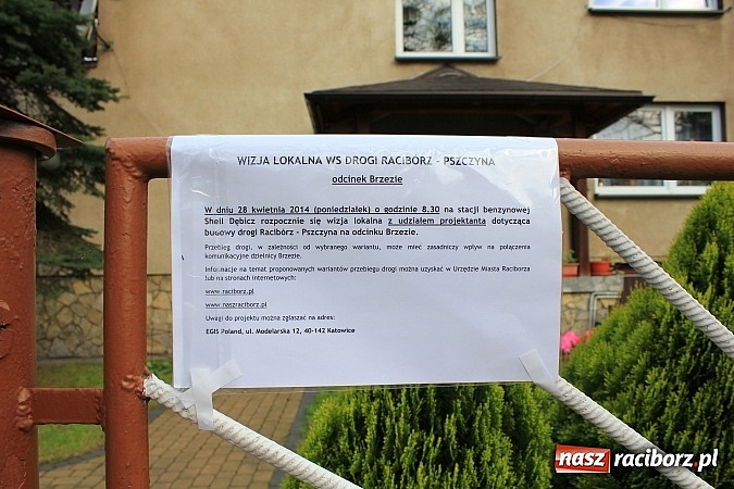 Zdjęcie w galerii na portalu naszraciborz.pl: Droga Racibórz-Pszczyna. Mieszkańcy Brzezia pokazali jak ich zdaniem ma przebiegać trasa wiadomości z regionu