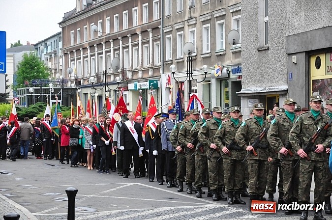 Zdjęcie w galerii na portalu naszraciborz.pl: Raciborskie obchody Święta 3 Maja wiadomości z regionu