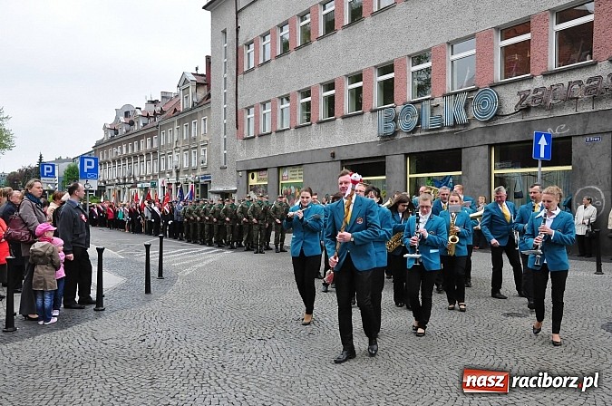 Zdjęcie w galerii na portalu naszraciborz.pl: Raciborskie obchody Święta 3 Maja wiadomości z regionu