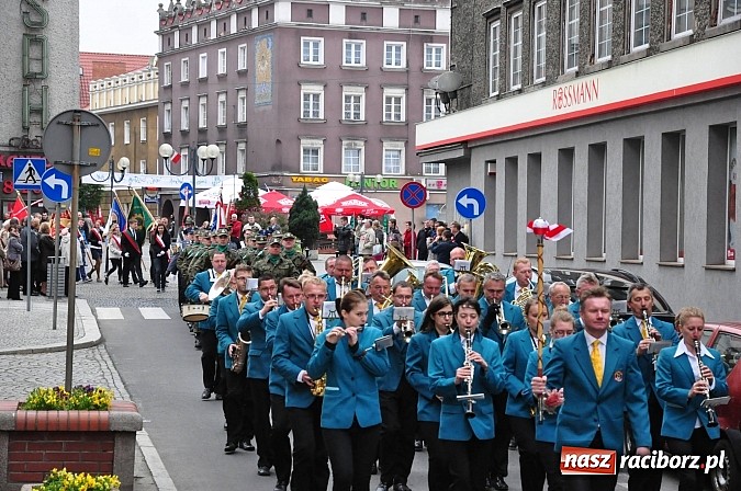 Zdjęcie w galerii na portalu naszraciborz.pl: Raciborskie obchody Święta 3 Maja wiadomości z regionu