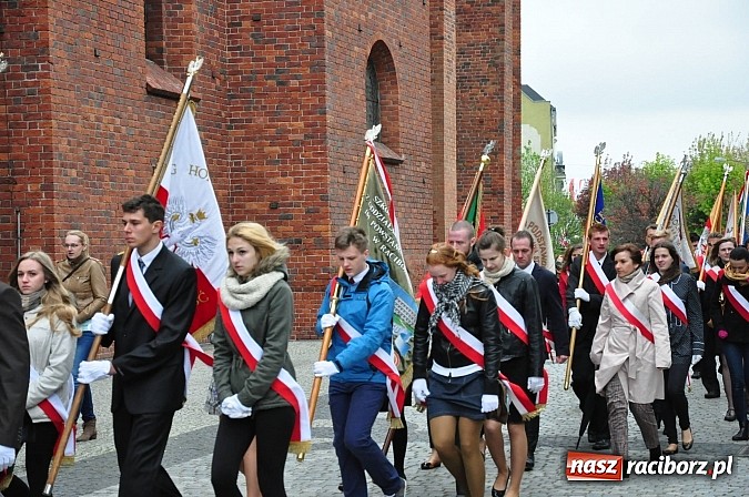 Zdjęcie w galerii na portalu naszraciborz.pl: Raciborskie obchody Święta 3 Maja wiadomości z regionu