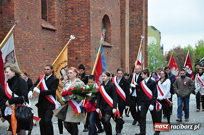 Zdjęcie w galerii na portalu naszraciborz.pl: Raciborskie obchody Święta 3 Maja wiadomości z regionu