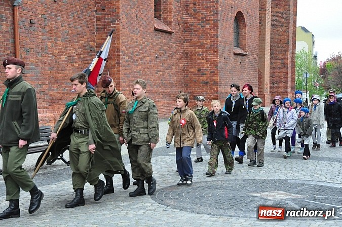 Zdjęcie w galerii na portalu naszraciborz.pl: Raciborskie obchody Święta 3 Maja wiadomości z regionu