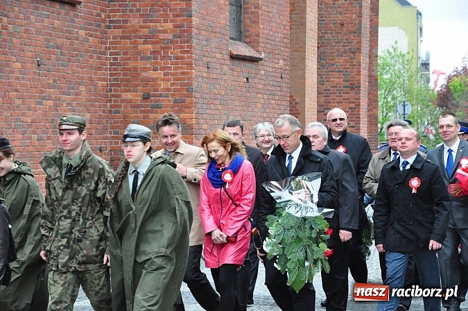 Zdjęcie w galerii na portalu naszraciborz.pl: Raciborskie obchody Święta 3 Maja wiadomości z regionu
