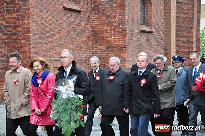 Zdjęcie w galerii na portalu naszraciborz.pl: Raciborskie obchody Święta 3 Maja wiadomości z regionu