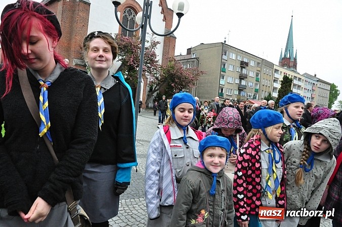 Zdjęcie w galerii na portalu naszraciborz.pl: Raciborskie obchody Święta 3 Maja wiadomości z regionu