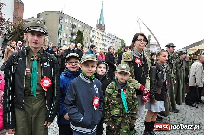 Zdjęcie w galerii na portalu naszraciborz.pl: Raciborskie obchody Święta 3 Maja wiadomości z regionu