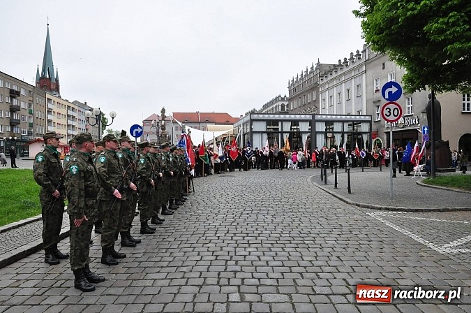 Zdjęcie w galerii na portalu naszraciborz.pl: Raciborskie obchody Święta 3 Maja wiadomości z regionu