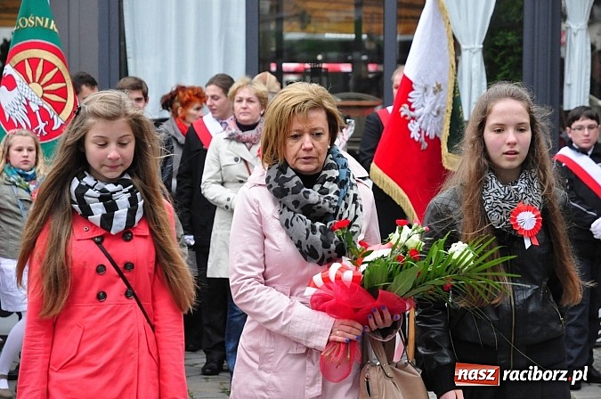 Zdjęcie w galerii na portalu naszraciborz.pl: Raciborskie obchody Święta 3 Maja wiadomości z regionu