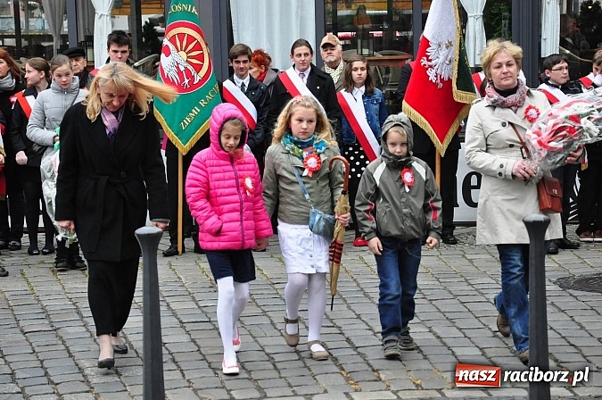 Zdjęcie w galerii na portalu naszraciborz.pl: Raciborskie obchody Święta 3 Maja wiadomości z regionu