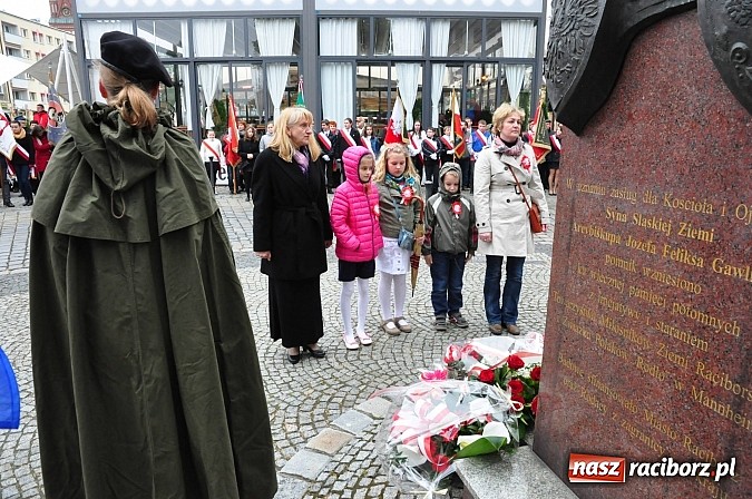 Zdjęcie w galerii na portalu naszraciborz.pl: Raciborskie obchody Święta 3 Maja wiadomości z regionu