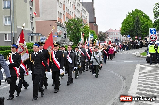 Zdjęcie w galerii na portalu naszraciborz.pl: Raciborskie obchody Święta 3 Maja wiadomości z regionu