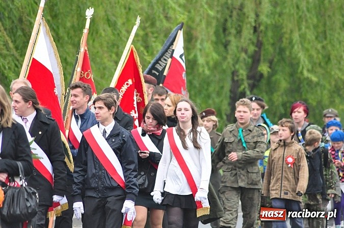 Zdjęcie w galerii na portalu naszraciborz.pl: Raciborskie obchody Święta 3 Maja wiadomości z regionu
