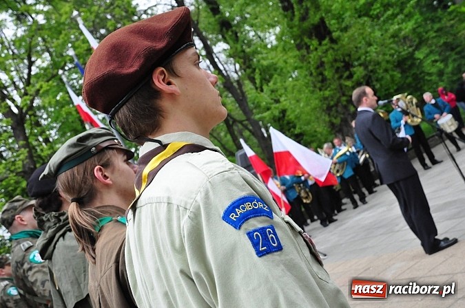 Zdjęcie w galerii na portalu naszraciborz.pl: Raciborskie obchody Święta 3 Maja wiadomości z regionu