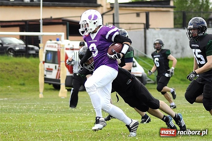 Zdjęcie w galerii na portalu naszraciborz.pl: Rybnik Thunders z raciborzanami w składzie zainaugurowali nowy sezon wiadomości z regionu
