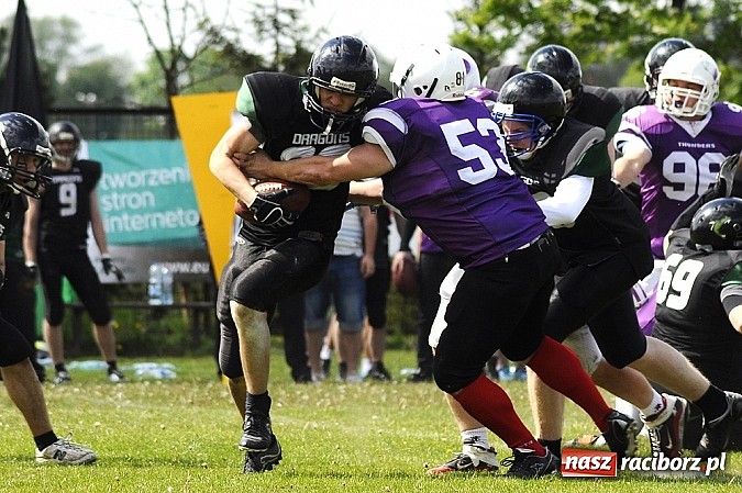 Zdjęcie w galerii na portalu naszraciborz.pl: Rybnik Thunders z raciborzanami w składzie zainaugurowali nowy sezon wiadomości z regionu