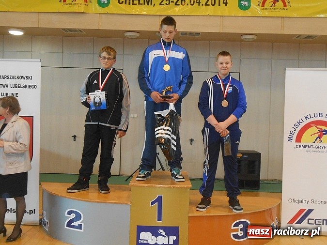 Zdjęcie w galerii na portalu naszraciborz.pl: Młodzi zapaśnicy z Raciborza na pudle w Chełmie  wiadomości z regionu