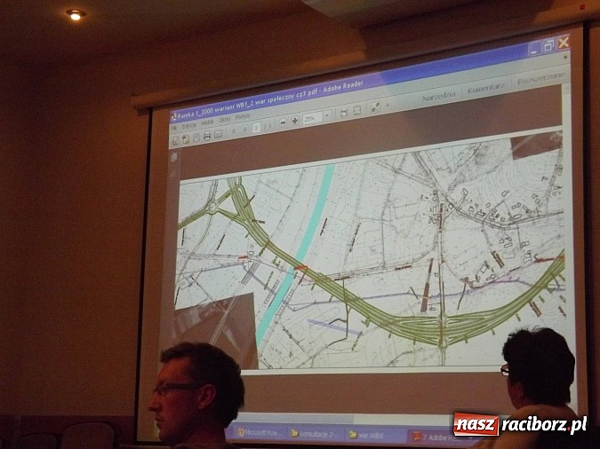 Zdjęcie w galerii na portalu naszraciborz.pl: B1 czarna - ta wersja drogi Racibórz-Pszczyna podoba się w Brzeziu i w Miedoni wiadomości z regionu