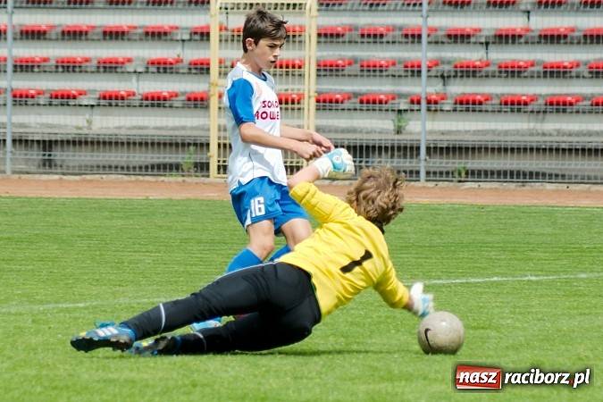 Zdjęcie w galerii na portalu naszraciborz.pl: ŚLT: Nerwowo przy Zamkowej. Pierwsze zwycięstwo trampkarzy Unii wiadomości z regionu