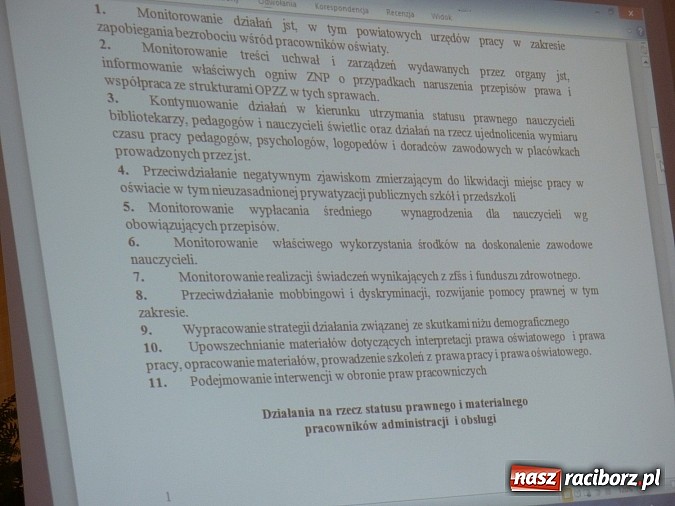 Zdjęcie w galerii na portalu naszraciborz.pl: Wybory w ZNP. Teresa Ćwik ponownie prezesem wiadomości z regionu