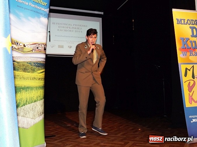 Zdjęcie w galerii na portalu naszraciborz.pl: Fesiwal Piosenki Europejskiej: Eliminacje wojewódzkie w MDK wiadomości z regionu