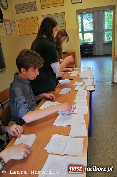 Zdjęcie w galerii na portalu naszraciborz.pl: Młodzi też mają głos - europrawybory w G 1. Zaskakujący wynik! wiadomości z regionu