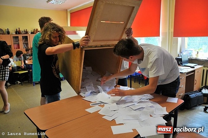 Zdjęcie w galerii na portalu naszraciborz.pl: Młodzi też mają głos - europrawybory w G 1. Zaskakujący wynik! wiadomości z regionu