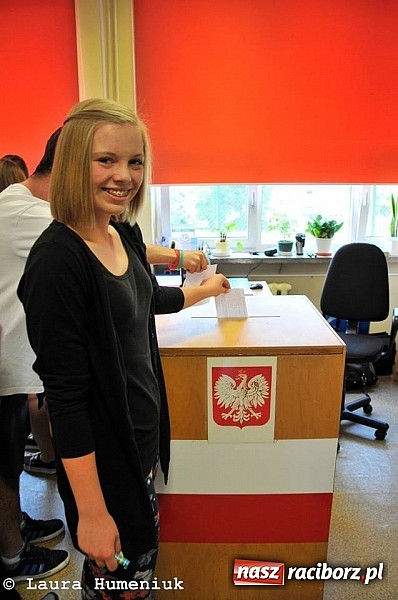 Zdjęcie w galerii na portalu naszraciborz.pl: Młodzi też mają głos - europrawybory w G 1. Zaskakujący wynik! wiadomości z regionu