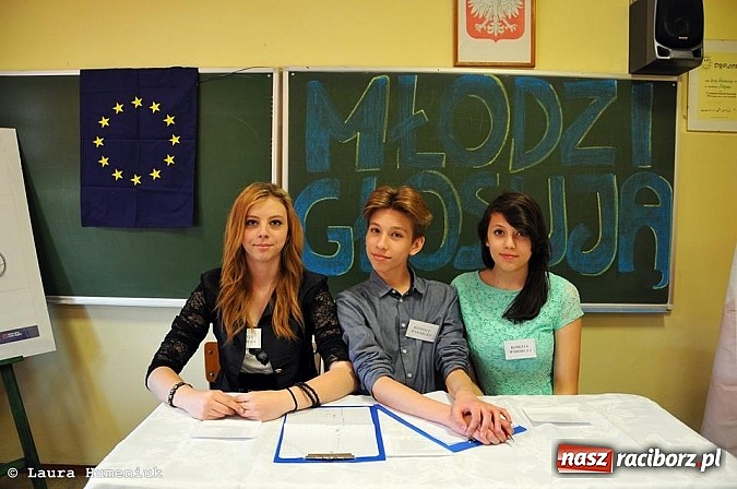 Zdjęcie w galerii na portalu naszraciborz.pl: Młodzi też mają głos - europrawybory w G 1. Zaskakujący wynik! wiadomości z regionu