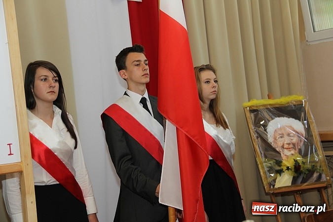 Zdjęcie w galerii na portalu naszraciborz.pl: Wisława Szymborska od dziś patronką G1 wiadomości z regionu