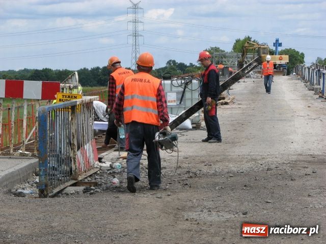 Zdjęcie w galerii na portalu naszraciborz.pl: Raport z mostu Ulga wiadomości z regionu