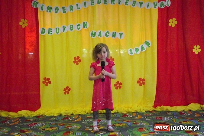 Zdjęcie w galerii na portalu naszraciborz.pl: Międzyprzedszkolny Przegląd Piosenki Niemieckiej  wiadomości z regionu
