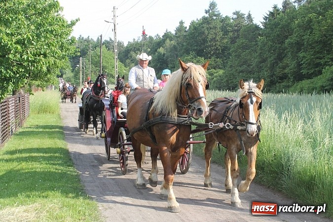Zdjęcie w galerii na portalu naszraciborz.pl: W Brzeziu jak co roku szli ze świętym Urbanem wiadomości z regionu