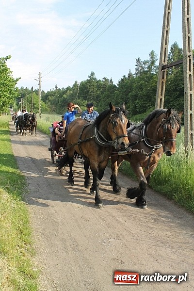 Zdjęcie w galerii na portalu naszraciborz.pl: W Brzeziu jak co roku szli ze świętym Urbanem wiadomości z regionu