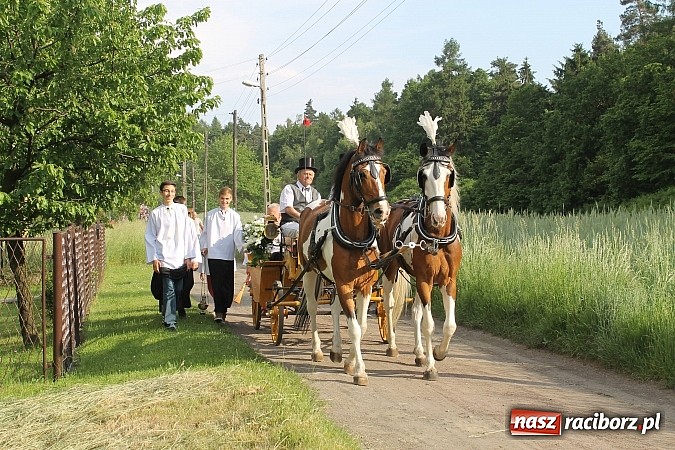 Zdjęcie w galerii na portalu naszraciborz.pl: W Brzeziu jak co roku szli ze świętym Urbanem wiadomości z regionu